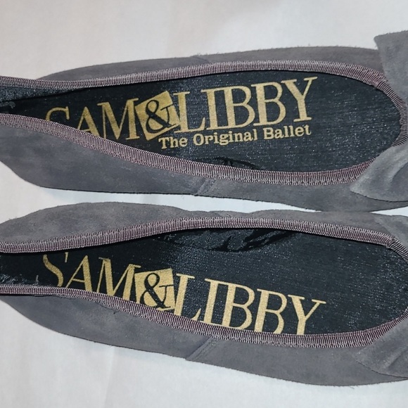 Vintage Sam & Libby Ballet Flats Brown Size 8 - Picture 9 of 9